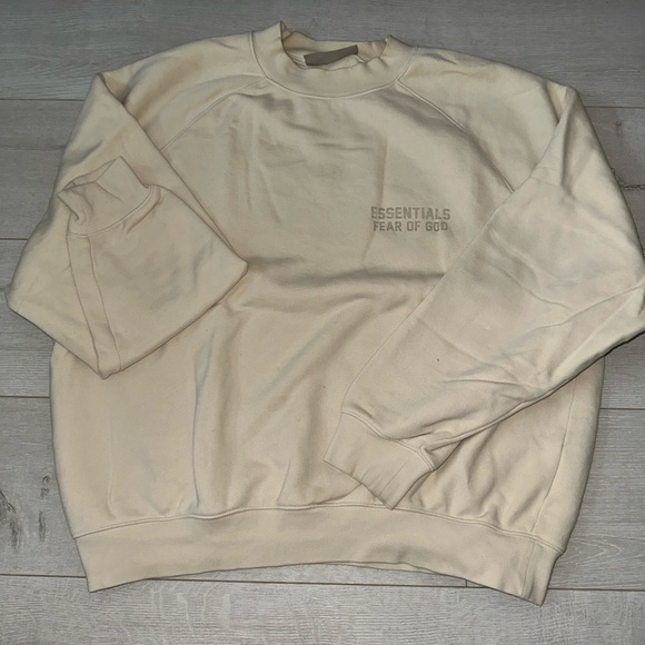 Essentials Other - Essentials Cream Crewneck Sweater